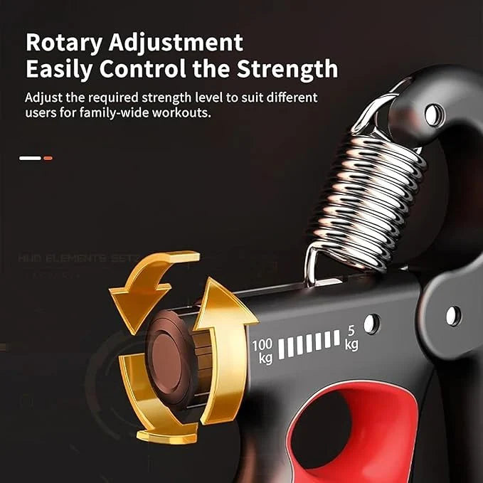 Adjustable Hand Grip Strengthener โ Build Power, Track Progress, Crush Limits