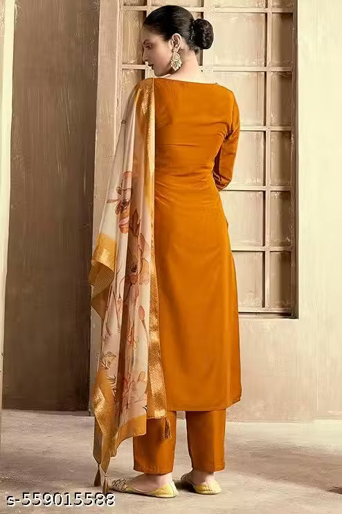 KURTI WITH DUPATTA AND BOTTAMWEAR