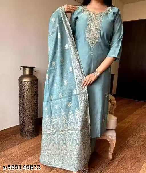 NEW TRENDING KURTA SET WITH DUPATTA