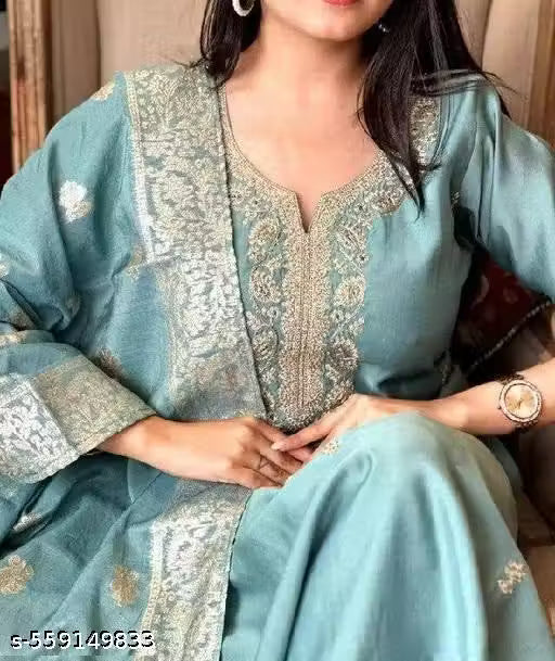 NEW TRENDING KURTA SET WITH DUPATTA