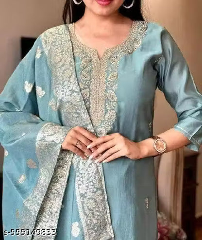 NEW TRENDING KURTA SET WITH DUPATTA