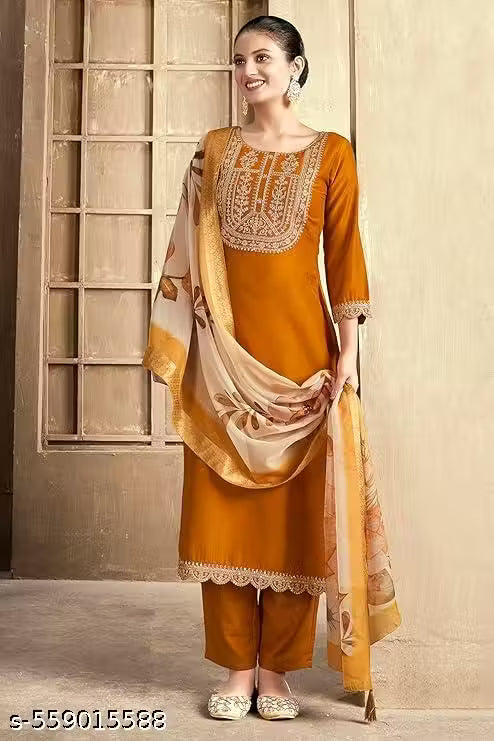 KURTI WITH DUPATTA AND BOTTAMWEAR
